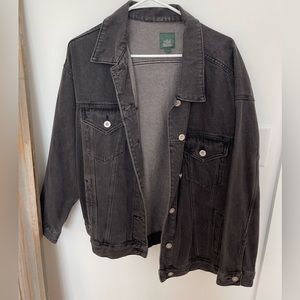 Black Denim Jacket Wild Fable- Size L